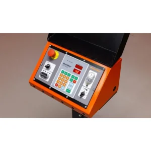 Wood-Mizer EG350 remote operator panel with Setworks and emergency stop