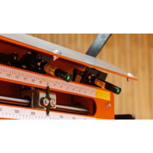 Wood-Mizer EG350 laser alignment and measuring scale