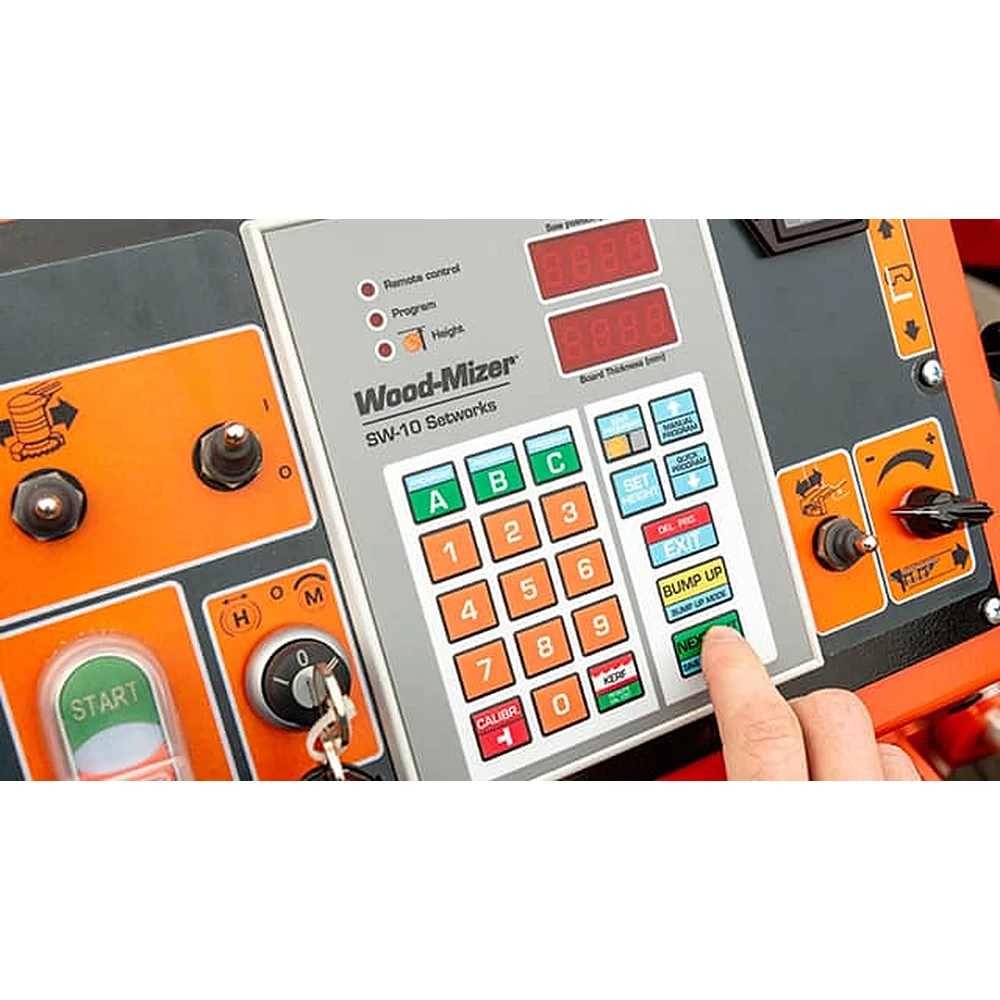 SW-10 Setworks keypad on the Wood-Mizer LT40